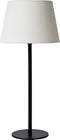 Atmooz - Tafellamp Pedro - wit - Slaapkamer / Woonkamer - Industrieel - Zwart en witte kap - Hoogte 47cm - Metaal