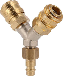 Y-stuk + snelkoppelingen Euro