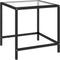 vidaXL - 2-delige - Salontafelset - gehard - glas - transparant