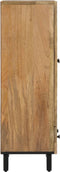 vidaXL - Hoge - kast - 60x33x100 - cm - massief - mangohout