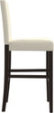 vidaXL - Barstoelen - 2 - st - massief - rubberhout - en - kunstleer