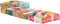vidaXL - Poef - modulair - stof - patchwork