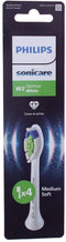 Philips Sonicare Optimal White W2 - Opzetborstels voor Elektrische Tandenborstel - Wittere tanden - Wit (4 stuks)