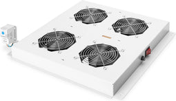Digitus DN-19 FAN-4-N - Computerkoelsysteem - 4 ventilatoren - Grijs