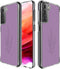 imoshion Hoesje Geschikt voor Samsung Galaxy S21 FE Hoesje Siliconen - imoshion Design hoesje - Paars / Floral Purple