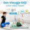 MM Brands Babygym - Speelgym - 5 speeltjes - 90 x 70 x 50 cm (0-24 maanden)