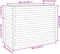 vidaXL - Plantenbak - 90x40x68,5 - cm - massief - grenenhout - wasbruin