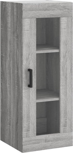 vidaXL - Hangkast - 34,5x34x90 - cm - grijs - sonoma - eikenkleurig