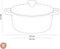 Le Creuset Signature Braadpan - 4,2 l - 24 cm - Kersenrood