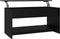 vidaXL - Salontafel - 102x50x52,5 - cm - bewerkt - hout - zwart