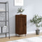 vidaXL - Dressoir - 34,5x34x90 - cm - bewerkt - hout - bruin - eikenkleur