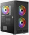 Aerocool Graphite V2 - Midi-Tower - 3x RGB fans - zwart