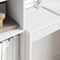 vidaXL - Schrijfbureau - Wit - MDF - 80 - x - 40 - x - 76 - cm - Eenvoudig - Schrijfbureau