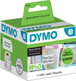 DYMO - LabelWriter - Multifunctionele labels 57 mm x 32 mm - 1000 zelfklevende etiketten (1 rol)