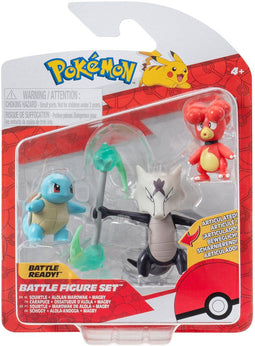 Boti Batte Figuur Set Magby, Alolan, Marow, 3st.