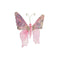 Kerstversiering DKD Home Decor Polyester Vlinder (22 x 3 x 18 cm) (2 Stuks)