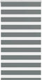 vidaXL - Zebra - rolgordijn - 85x150 - cm - stofbreedte - 80,9 - cm - donkergrijs