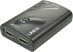 Lindy 38409 - DisplayPort naar HDMI Converter - 1x DisplayPort 2x HDMI - Zwart