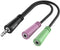 Hama 00200352 - 3,5mm analoge kabel - 15cm - Zwart