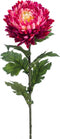 Emerald Zijden Kunstbloemen Nepbloemen Zijdebloemen Mum Spray Chrysant Fuchsia Roze 75 cm 431032