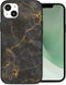 iMoshion Hoesje Geschikt voor iPhone 14 Plus Hoesje Siliconen - iMoshion Design hoesje - Zwart / Black Marble