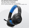 Picun BG-01 Draadloze Koptelefoons - Gaming Headset - Over-ear - Dubbele modus (Bedrade/Bluetooth)- Multi platform - Zwart blauw