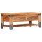 vidaXL - Salontafel - 110x52x45 - cm - massief - acaciahout