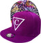 Capiche® Snapback Pet Heren – Gekleurde Safari – Paars – Verstelbaar met Druksluiting – Sportcap – Baseball Cap – Mannen Cap