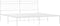 vidaXL - Bedframe - met - hoofdbord - metaal - wit - 180x200 - cm