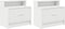 vidaXL - Nachtkastjes - 2 - st - met - lade - 51x31x47 - cm - wit