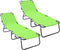 vidaXL - Opvouwbare - Ligbedden - 2 - stuks - Draagbaar - Groen - 600D - Oxford - Stof