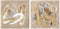 Schilderij DKD Home Decor 92 x 4,5 x 92 cm Abstract Stads (2 Stuks)