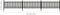 vidaXL - Hek - met - palen - 3 - st - 614x80 - cm - HKC