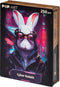 UNIDRAGON Houten Puzzel Voor Volwassenen Pop Art - Cyber Konijn - 250 stukjes - 32x23 cm