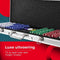 Windsor Pokerset - 500 Chips - Robuuste Koffer - Poker Fiches - Speelkaarten - Pokermat