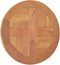 vidaXL - Tafelblad - rond - 2,5 - cm - 40 - cm - massief - teakhout