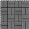 vidaXL - Terrastegels - 30x30 - cm - 1 - m² - HKC - teakkleur - 11 - st