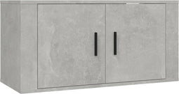 vidaXL - Tv-wandmeubel - 80x34,5x40 - cm - betongrijs