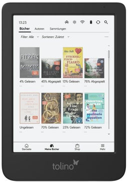 Tolino Shine - E-reader - 6" E-Paper 300ppi E Ink Kaleido 3 Verlicht - Zwart