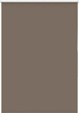vidaXL - Rolgordijn - verduisterend - koffie - 110x130 - cm - stofbreedte - 105,7 - cm