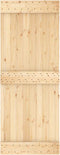 vidaXL - Schuifdeur - met - beslag - 80x210 - cm - massief - grenenhout