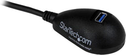 StarTech.com USB 3.0 verlengkabel - 1,5 m - Hoogwaardige STP-constructie - Zwart