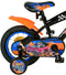 Mattel Hot Wheels - Kinderfiets 12 Inch - Stalen frame met zijwielen - Zwart Oranje Blauw