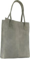 DSTRCT Portland Road - Suede Leren Shopper Anaconda Print - Grijs