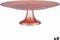 Taartplateau Roze Glas 32,5 x 11 x 32,5 cm (4 Stuks)