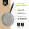 BE Living Essential Koekenpan - Ø 28 cm - Keramisch - PFAS vrij - Inductie - Wit