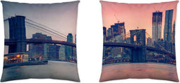 Kussenhoes Naturals Brooklyn Bridge (50 x 50 cm)