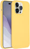 Accezz Liquid Silicone Backcover - MagSafe - Schokabsorberend - Geel (iPhone 14 Pro Max)