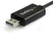 Startech.com ICUSBROLLOVR - USB console kabel - 1.8 m - USB naar RJ45 - Zwart