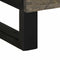 vidaXL - Salontafel - 80x50x40 - cm - massief - mangohout - zwart